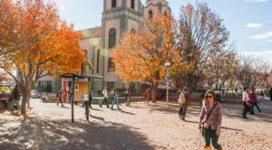 Auraria Campus on a sunny fall day.